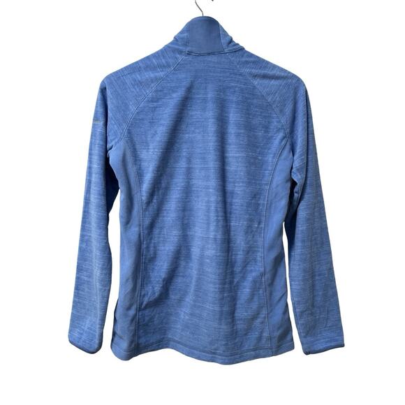Columbia Womens Arctic Air Mock Neck Half Zip Sweater Size M Blue Outdoor NWT - Picture 2 of 8